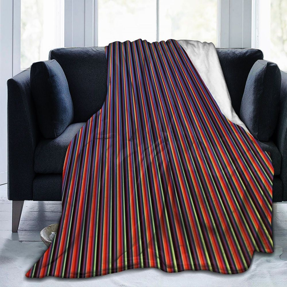 Carlos Cruz-Diez Blanket Soft Warm Flannel Throw Blanket Bedspread for Bed Living room Picnic Travel Home Couch