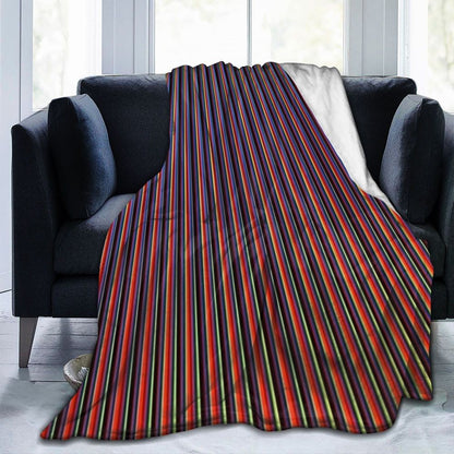 Carlos Cruz-Diez Blanket Soft Warm Flannel Throw Blanket Bedspread for Bed Living room Picnic Travel Home Couch