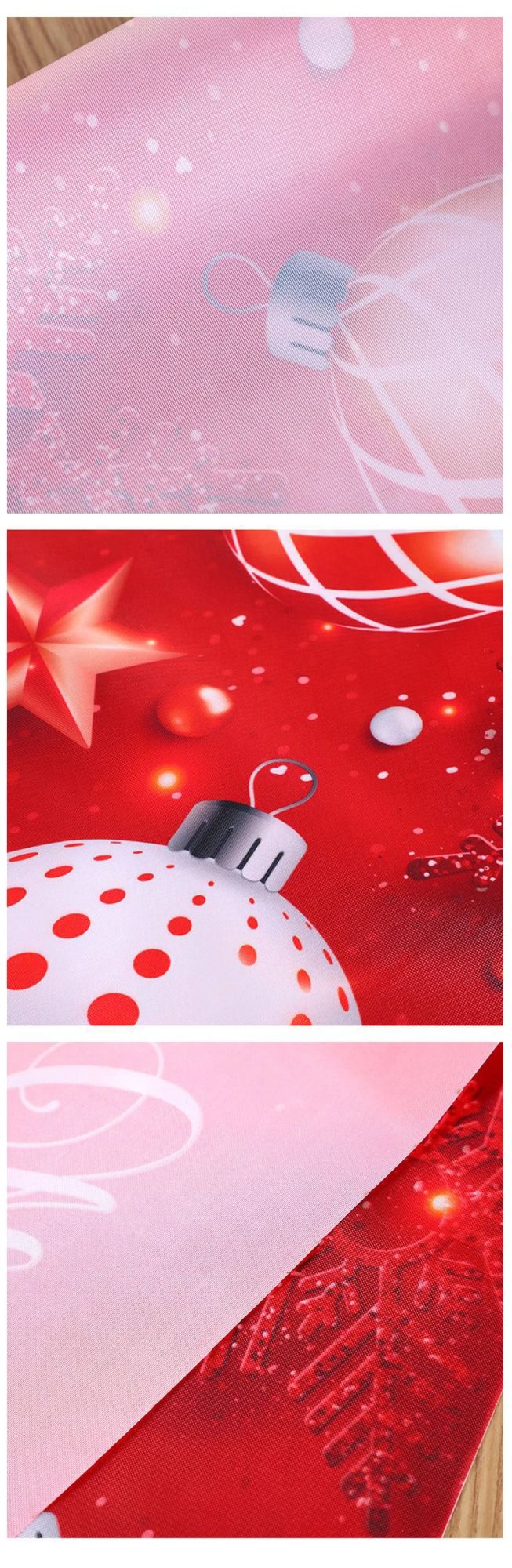 VIKAMA Merry Christmas Flag Banner Season's Greetings Decorations For Home Christmas Gatherings Garden Courtyard Banner