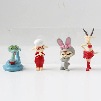 12 unidades/conjunto Zootopia 2 Boneco de Ação de Brinquedo Judy Rabbit Nick Fox Série Anime Estatueta Presentes de Natal para Fãs