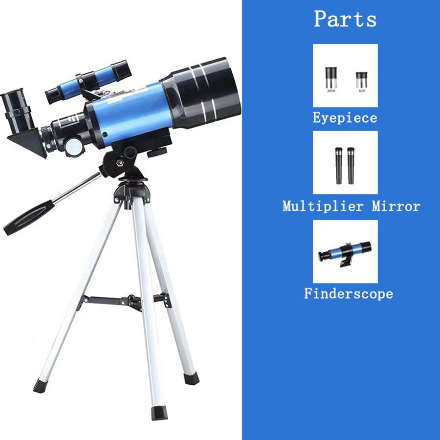 Telescópio Astronômico Profissional 150X Zoom HD para Estrelas e Lua Binóculos de Longo Alcance Potente Monocular com Visão Noturna