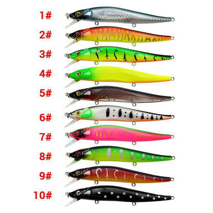 Isca Artificial Pesca 11.5cm/14g Bionic Balançante Isca Rígida com Olhos 3D Anzol Wobbler Pesca de Carpa Pesca de Baixo Perca 5/10 Peças