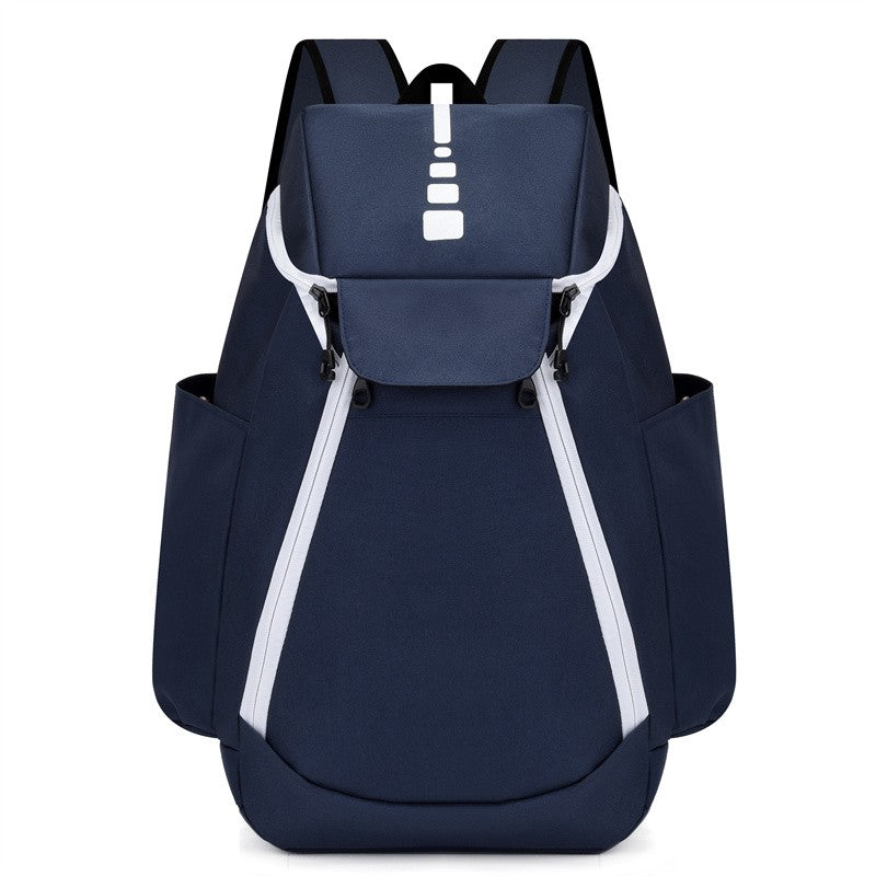 Mochila de basquete de grande capacidade com logotipo personalizado, bolsa de treinamento multifuncional para atividades ao ar livre com número impresso, bolsa esportiva de basquete e futebol