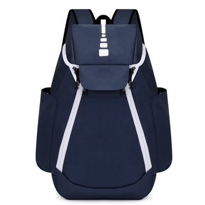 Mochila de basquete de grande capacidade com logotipo personalizado, bolsa de treinamento multifuncional para atividades ao ar livre com número impresso, bolsa esportiva de basquete e futebol