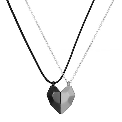 Eu Te Amo Melhores Amigos Colar de Casal Jóias Quebra-Cabeça BFF Chave Fechadura Tai Chi Coração Pingentes Colares para Mulheres Homens Presente Collier