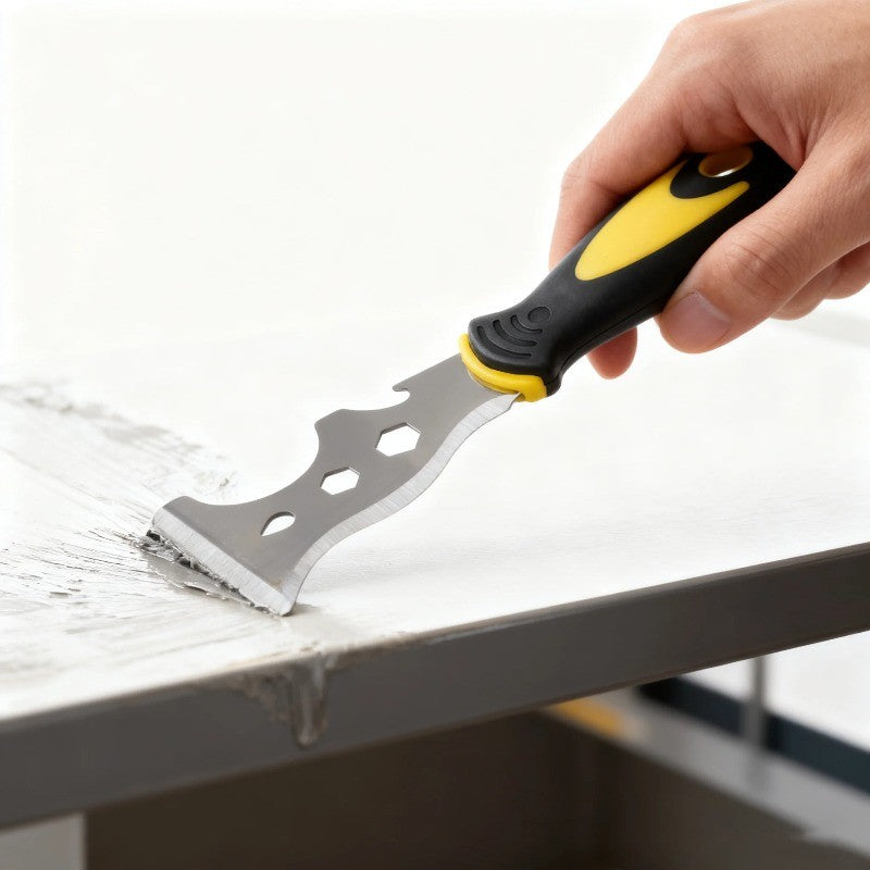 1 Espátula Multiuso 13 em 1 de Aço Inoxidável Removedor de Tinta Ferramenta de Construção para Papel de Parede Abridor de Lata DIY Doméstico