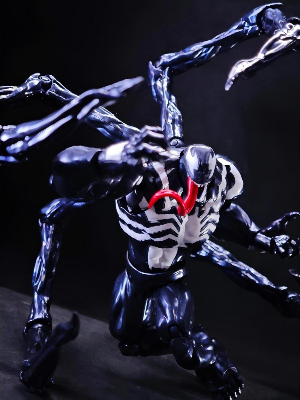 Em estoque Blokees Marvel Rivals Homem-Aranha Venom Campeão Classe Anime Boneco de Ação Figura Colecionável Modelo Presente Colecionáveis