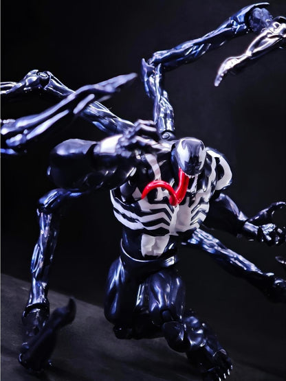 Em estoque Blokees Marvel Rivals Homem-Aranha Venom Campeão Classe Anime Boneco de Ação Figura Colecionável Modelo Presente Colecionáveis