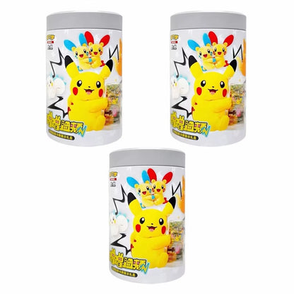 In Stock Pokemon PTCG Nuzzle Plush&Card Display Gift Box Booster Packs Magnetic Stuffed Toy Trading Card Game Collectible Doll