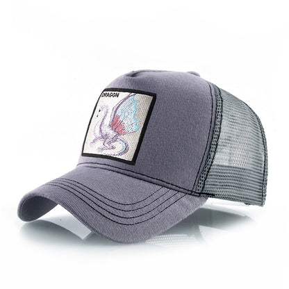 TQMSMY Boné de Beisebol Bordado com Dragão Masculino, Chapéus Casuais para Exteriores com Viseira, Bonés Trucker Snapback Femininos, Unissex Hip Hop Drake Bones