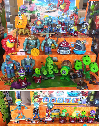 1pcs New PLANTS VS ZOMBIES PVZ Pea Shooter Boss Action Figure Model Toy Dolls Shooting Dave Allstar Toy Kids Gifts For Boys
