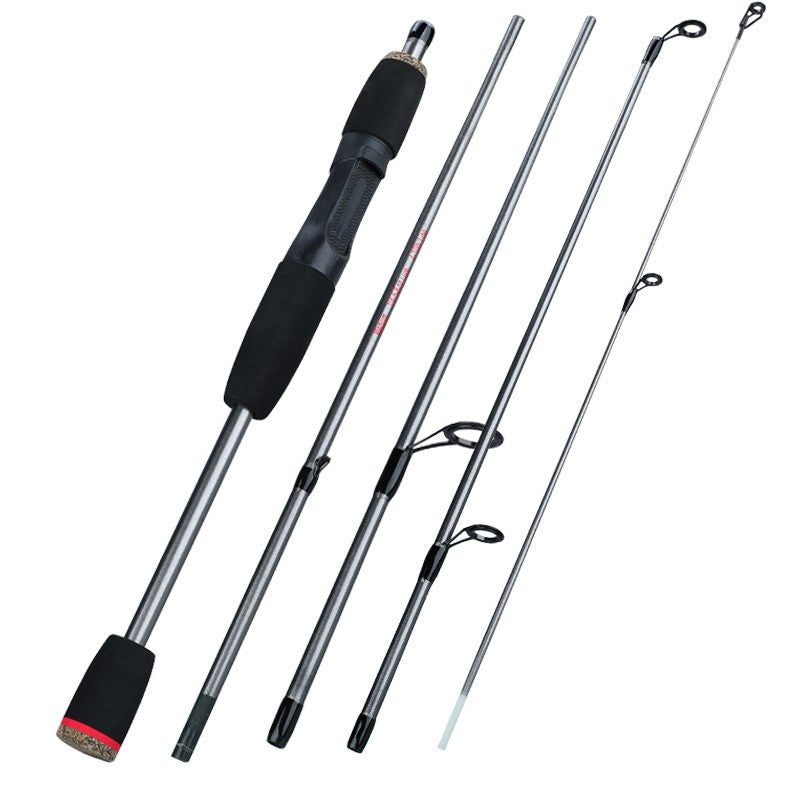 Sougayilang 5 Section Spinning Casting Rods 1.7m Ultralight Weight Carbon Fiber Fishing Rod for Travel Freshwater Fishing Pesca