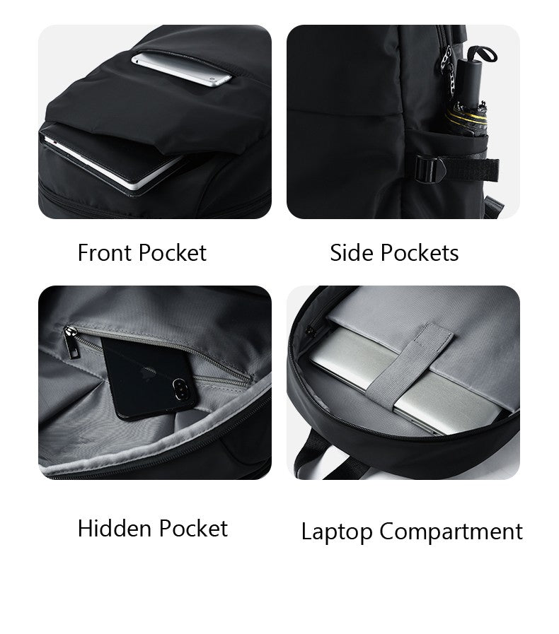 Mochila Escolar Casual Leve MOYYI Unissex Grande Viagem Mochila para Notebook de 16 Polegadas Impermeável para Estudantes Universitários Adolescentes