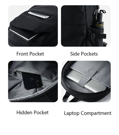 Mochila Escolar Casual Leve MOYYI Unissex Grande Viagem Mochila para Notebook de 16 Polegadas Impermeável para Estudantes Universitários Adolescentes