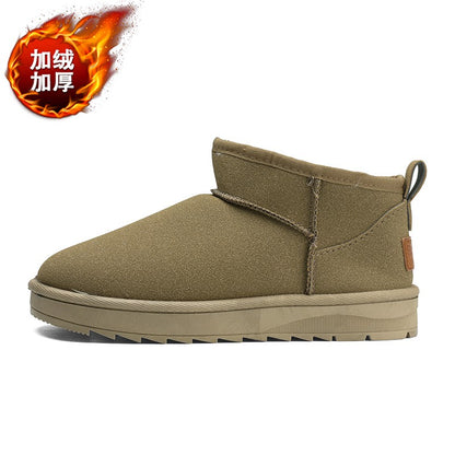 Snow Boots Man Shoes Men Korean Climate Lot Shoes Original High Heel Ankle Boots for You Women Sneakers Brown Boot Mens Shoe