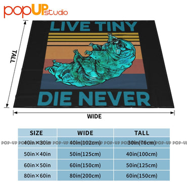 Animal Tardigrade Live Tiny Die Never Vintage Graphic Ultra-Soft Blanket Quilt Winter Sofa Cover Bed Covers