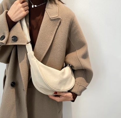 Upgraded Version Simple Design Women's Messenger Bag Nylon Hobos Small Shoulder Bags Vintage Female Girls Purse Cloth Handbags