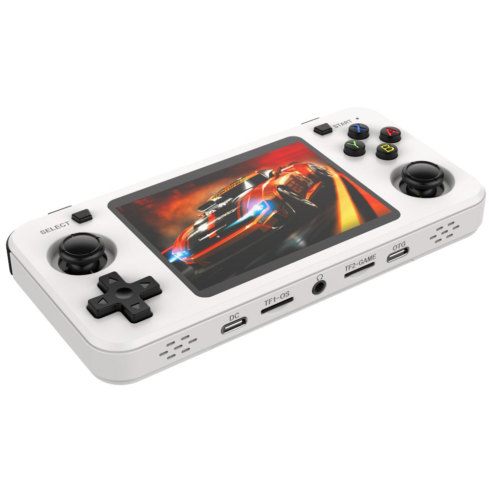 BOYHOM Green R3 6H Retro Video Game Console 3.5‘’ IPS Screen RK3326 3000 mAh Open Linux System Portable Player 64GB 128GB
