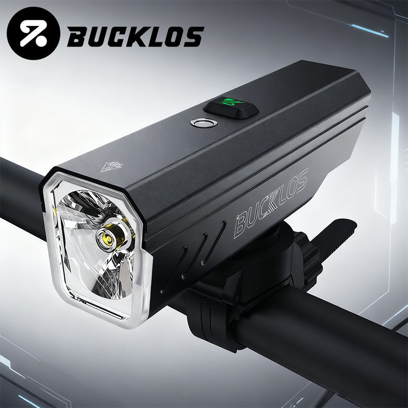 BUCKLOS 1000/1500/2000LM Bike Headlight Smart Sensor Aluminum Alloy Bicycle Front Light IPX5 Waterproof Rechargeable Bike Lamp