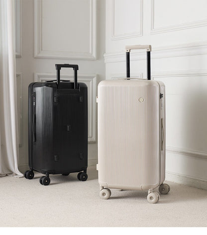 Plastic Frame Thickened Handle Luggage Large Capacity 24-inch Travel Bag 20-inch Checked Luggage Explosion-proof Password Suitca