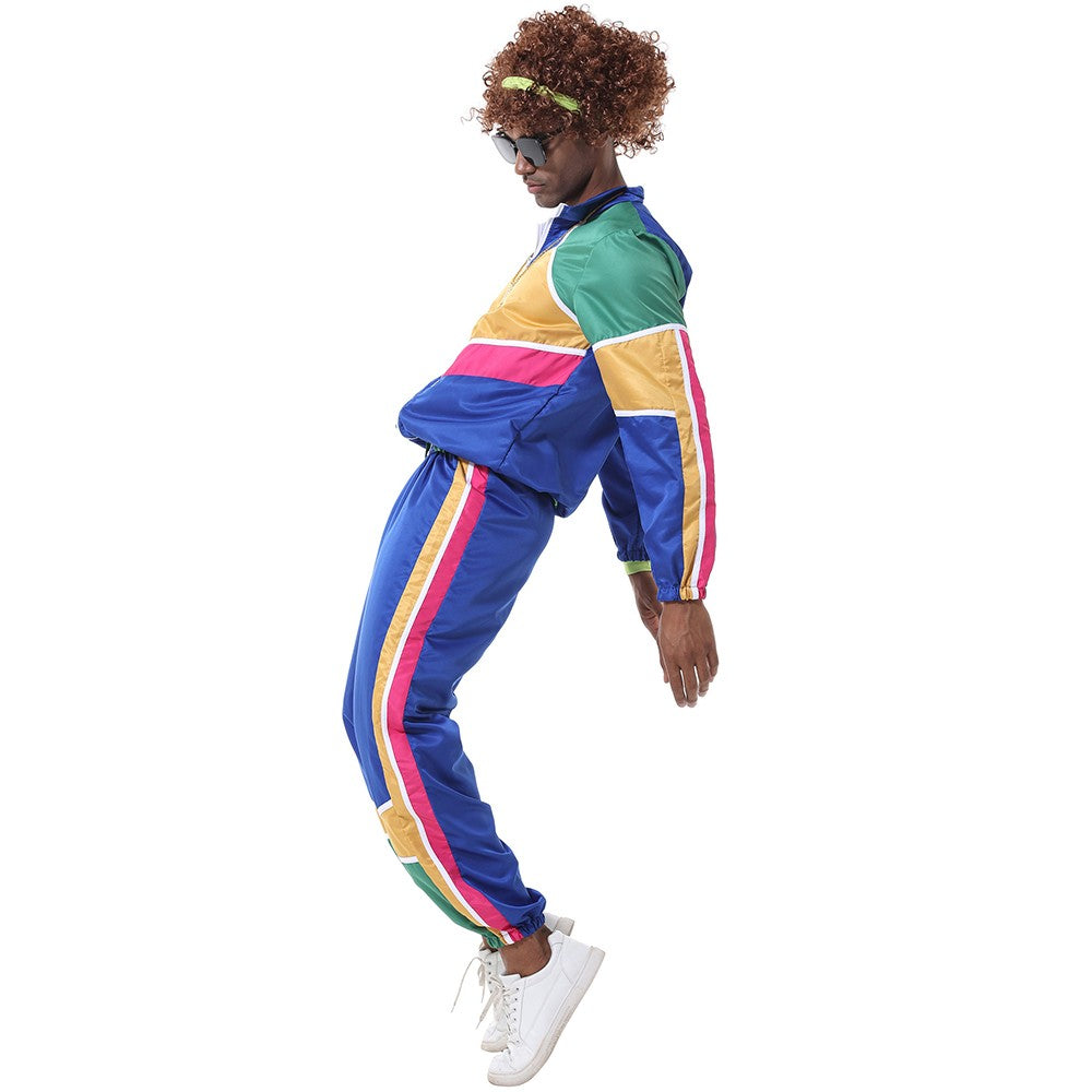 Halloween Couples Hippie Costumes for Women Male Vintage 70s 80s Rock Disco Cosplay Outfits Hip Hop Disco Hippie Costume