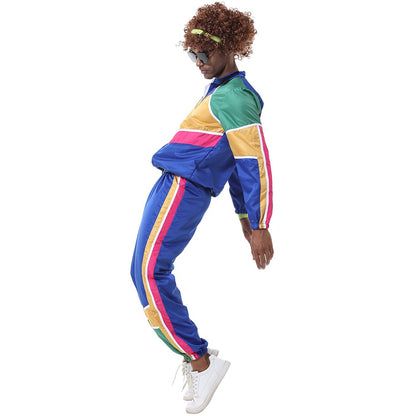 Halloween Couples Hippie Costumes for Women Male Vintage 70s 80s Rock Disco Cosplay Outfits Hip Hop Disco Hippie Costume