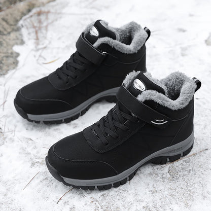 Winter Velvet Men's Shoes Hiking Sneaker Casual Snow Boots Waterproof Warm Men Boots Outdoor Male Trekking Sneaker Botas Zapatos