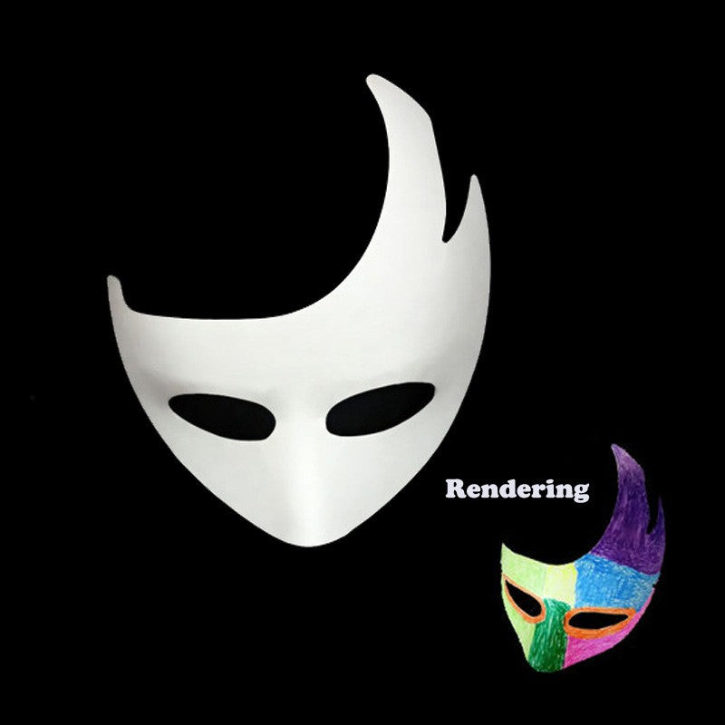 Costume Party Mask 12 Styles Party Mask Decoration White Paper Mask Paper Masquerade Party Accessory For Decoration Draw