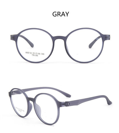 Óculos Ultraleves TR90 para Computador, Anti-Luz Azul, Proteção Ocular para Mulheres e Homens, Design Retrô Sem Parafusos, Óculos de Leitura Redondos