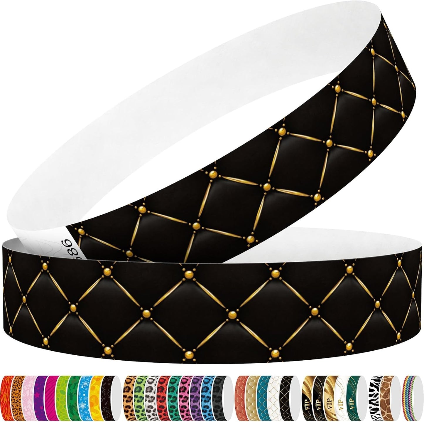 Red Flame 250pcs Tyvek Wristbands Colored Paper Event Wrist Bands Party Games Competitions Guest Gifts