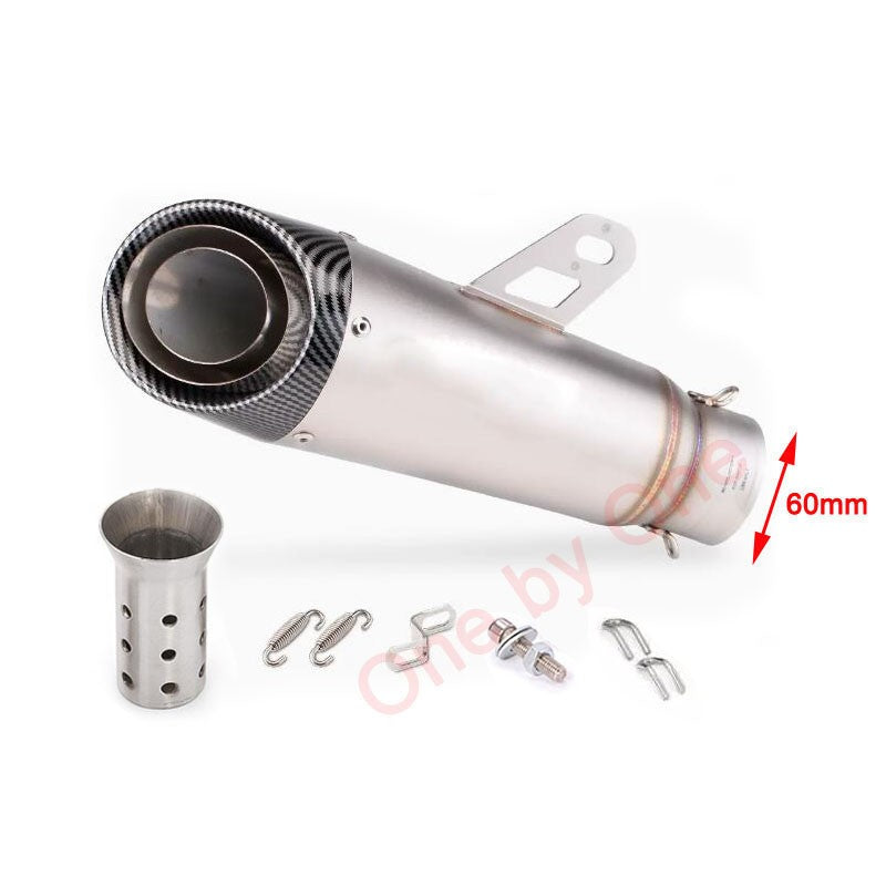 Universal Motorcycle Exhaust Muffler Pipe Escape Moto DB Killer For Honda R6 R15 R1 R3 MT07 Tmax155 XMAX GSX250