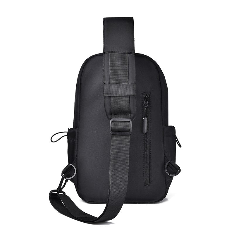 Men's Multifunctional Chest Bag with Adjustable Shoulder Straps, Suitable for Sports, Business, Travel, Commuting, Daily Outings