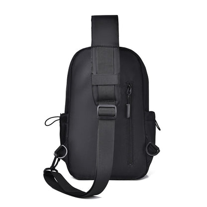 Men's Multifunctional Chest Bag with Adjustable Shoulder Straps, Suitable for Sports, Business, Travel, Commuting, Daily Outings