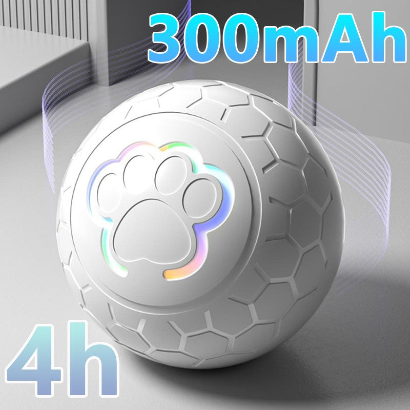 Smart Dog Toy Ball Brinquedo Eletrônico Interativo para Animais de Estimação Bola USB com Salto Automático e Luzes RGB para Cães e Gatos