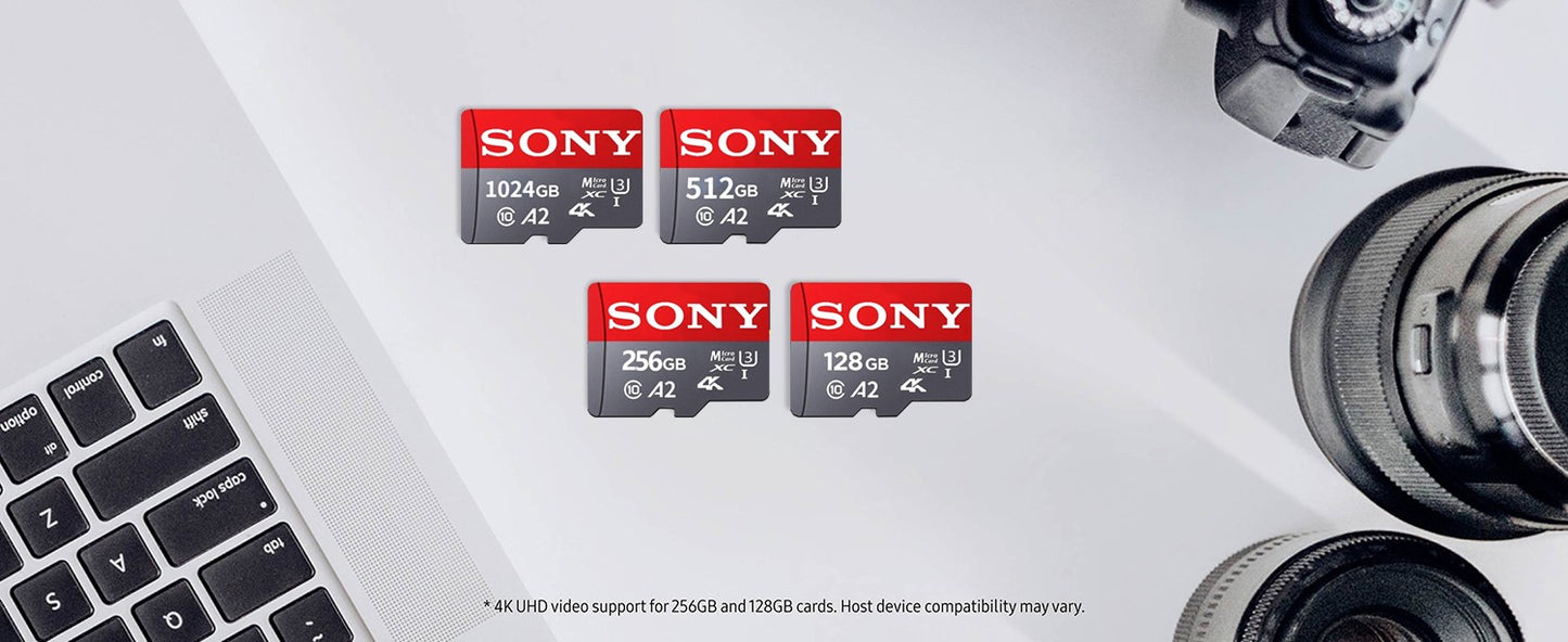 Cartão SD SONY Ultra Micro Mini 1TB 512GB Cartão de memória SD 128GB 256GB A2 U3 V30 Cartões Flash TF para Telefone Computador