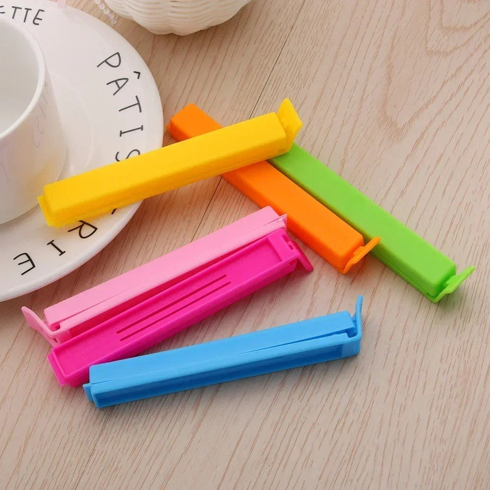 10-100pçs Clipes de Plástico para Saco de Comida Selador Braçadeira Ferramenta de Cozinha Selagem Portátil de Armazenamento Clipe de Vedação para Acessórios de Selagem de Saco