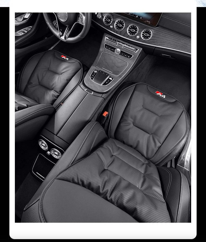 Leather Car Seat Cover Universal Four Seasons Car Front/Rear Seat Cushion for  Audi A1 A3 A4 A5 A6 A7 A8 Car Chair Protector Pad