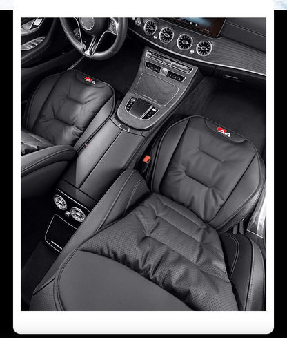 Leather Car Seat Cover Universal Four Seasons Car Front/Rear Seat Cushion for  Audi A1 A3 A4 A5 A6 A7 A8 Car Chair Protector Pad