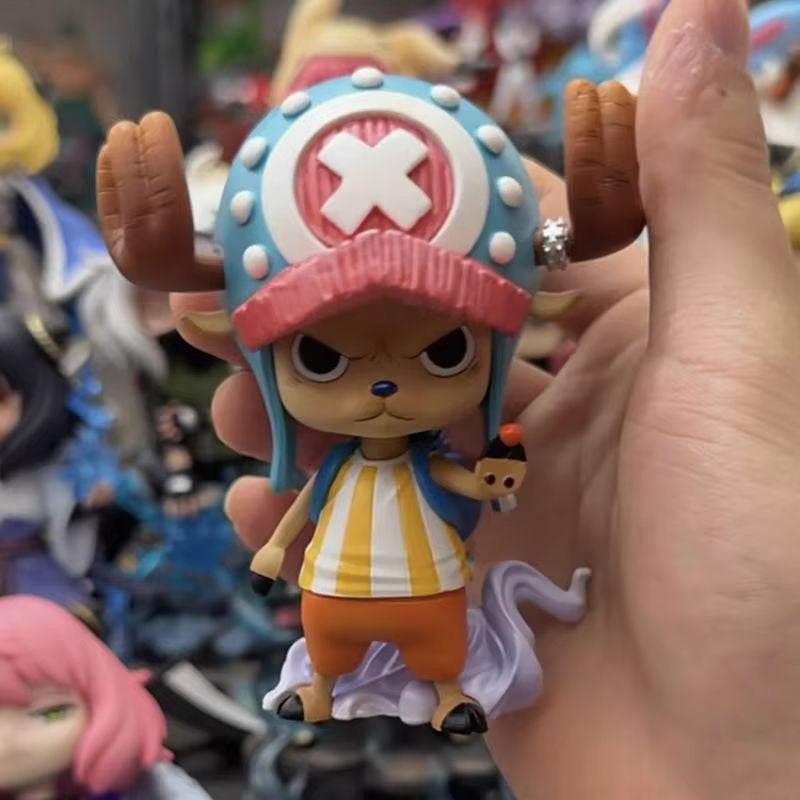 ONE PIECE Mais Vendido 10cm Anime Figuras Tony Tony Chopper Figura Estátua de PVC Fofa Coleção Modelo Presentes de Aniversário Presente de Brinquedo Personalizado