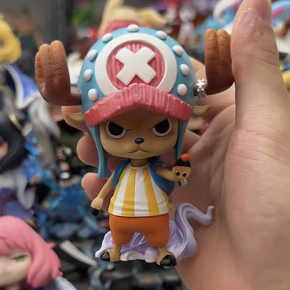 ONE PIECE Mais Vendido 10cm Anime Figuras Tony Tony Chopper Figura Estátua de PVC Fofa Coleção Modelo Presentes de Aniversário Presente de Brinquedo Personalizado