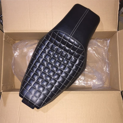 Assento de Couro Sintético (PU) de Motocicleta para Piloto e Garupa Dianteiro Traseiro para Harley Sportster XL Iron 883 1200 48 Forty-Eight 2004-2015 16