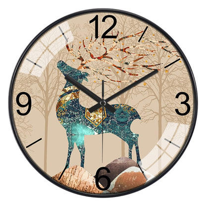 12 Inch luxury silent wall clock simple abstract clock for living room kitchen bedroom Nordic style personalized home decoration