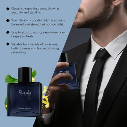 Roxelis Charming Perfume Para Homens Natural Fresco Duradouro Libere o Charme dos Homens A Atmosfera de Encontros Perfume que Aumenta a Confiança