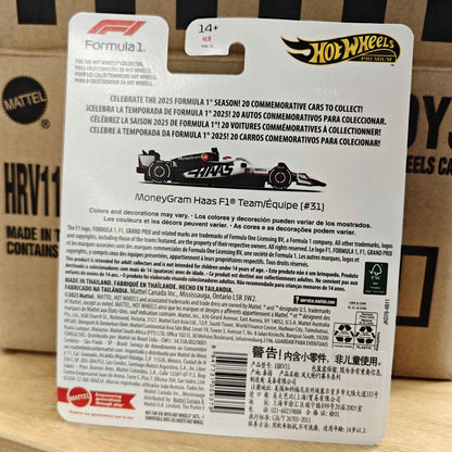 Novo Hot Wheels Premium 2025 F1 Racing Car Model Liga 1:64 Modelo Diecast Red Bull McLaren Mercedes Equipe Colecionável Veículo de Brinquedo