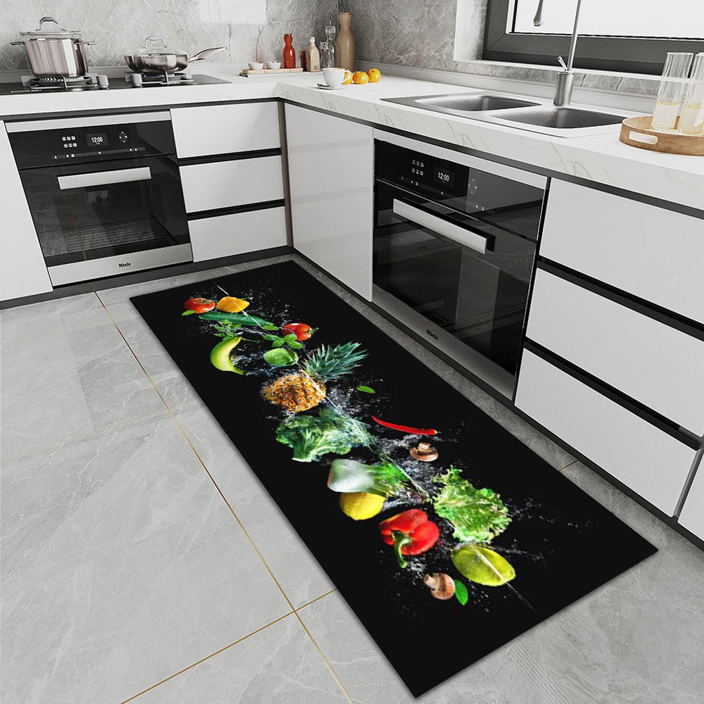 Kitchen Rug Durable Home Entrance Doormat High-end Kitchen Mats for Floor Waterproof House Hold Washable Non-slip Large Carpet