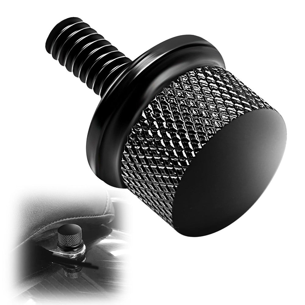 1 peça Acessórios para Motocicleta Parafuso de Assento Traseiro CNC Aba de Parafuso do Para-Lama Preto Para Harley Touring Road King Street Glide Softail Dyna CVO