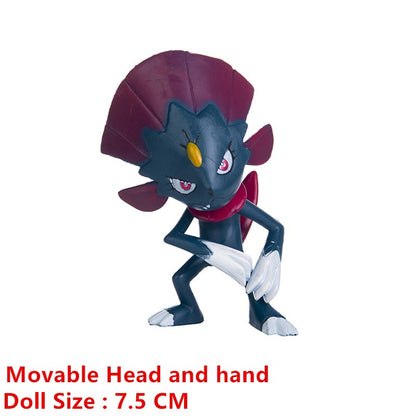 Pokemon Anime Figures Mewtwo Gengar Pikachu Eevee Dragon Cosplay Collection Bonecos de Ação Modelo de Brinquedo Presentes de Aniversário Compre no Atacado