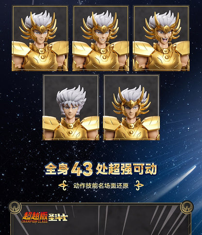 BLOKEES Original Saint Seiya CAPRICORN SHURA DRAGON SHIRYU CÂNCER MÁSCARA DA MORTE CAMPEÃO CLASSE Boneco de Ação Modelo de Anime Brinquedo Presente