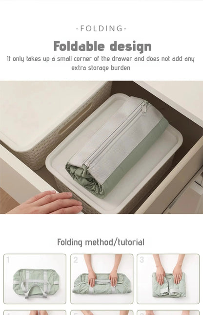 Waterproof Foldable Travel Duffle Bag Large Capacity Carry On Tote Luggage Storage Bag with Multiple Pockets