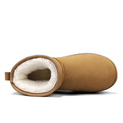 Mens Shoes Classic Top Quality Suede Leather Ankle Boots 2025 Winter Snow Boots for Men New Fashion Australia Boots 36-45